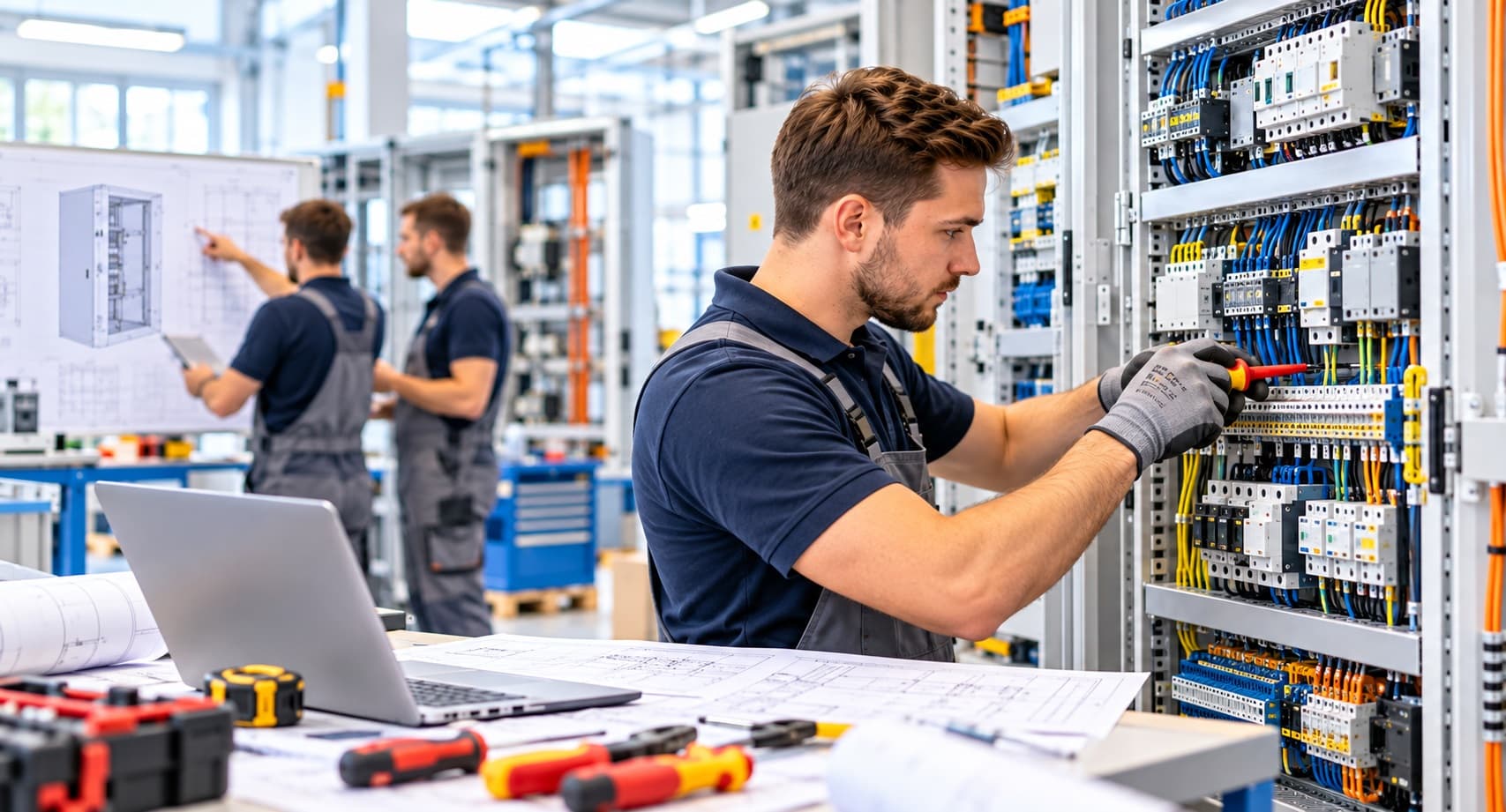 Stellenangebot: Schaltschrank-od. Schaltanlagenmonteur m/w/d max. 29,22 Euro/ Stunde bei upgrade 4 you GmbH - Jetzt bewerben