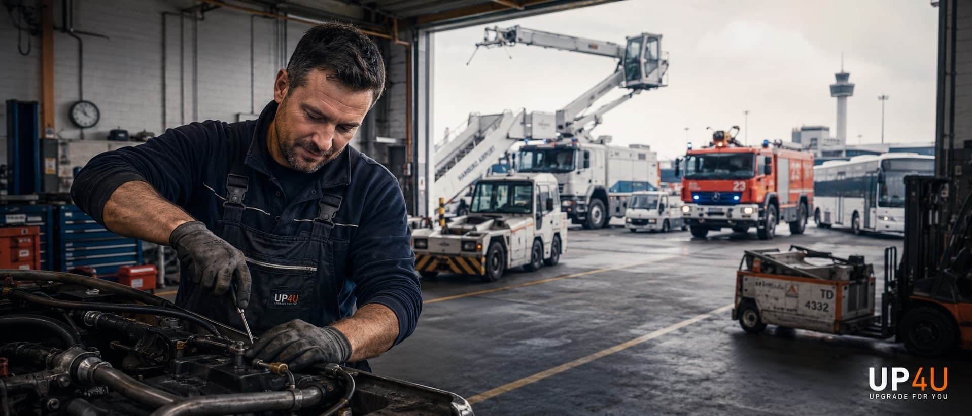Stellenangebot: Kfz-Mechaniker (m/w/d) am Flughafen Hamburg bei Upgrade4You GmbH - Jetzt bewerben