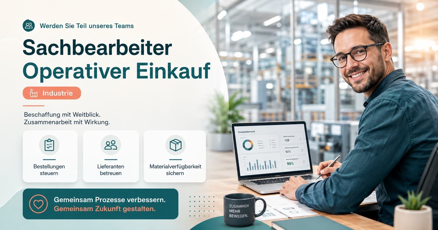 Stellenangebot: Sachbearbeiter Operativer Einkauf (m/w/d) bis 27€/Std. bei upgrade 4 you GmbH - Jetzt bewerben
