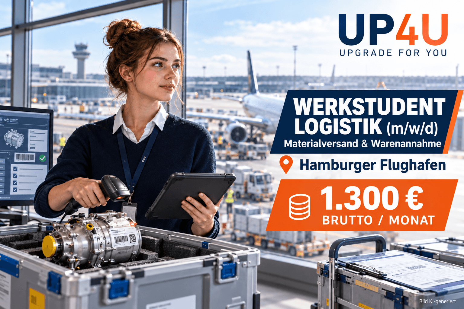Stellenangebot: Studentische Aushilfe (m/w/d) Logistik bei Lufthansa bei Upgrade4You GmbH - Jetzt bewerben